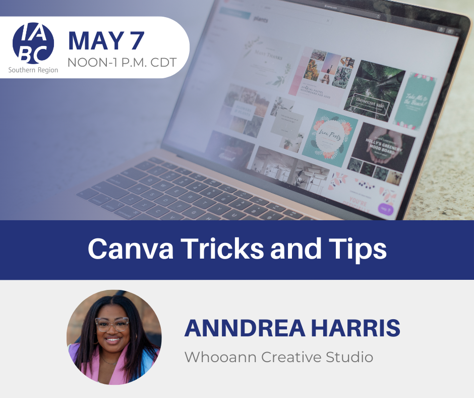 May 7 Canva Tricks and Tips with Anndrea Harris