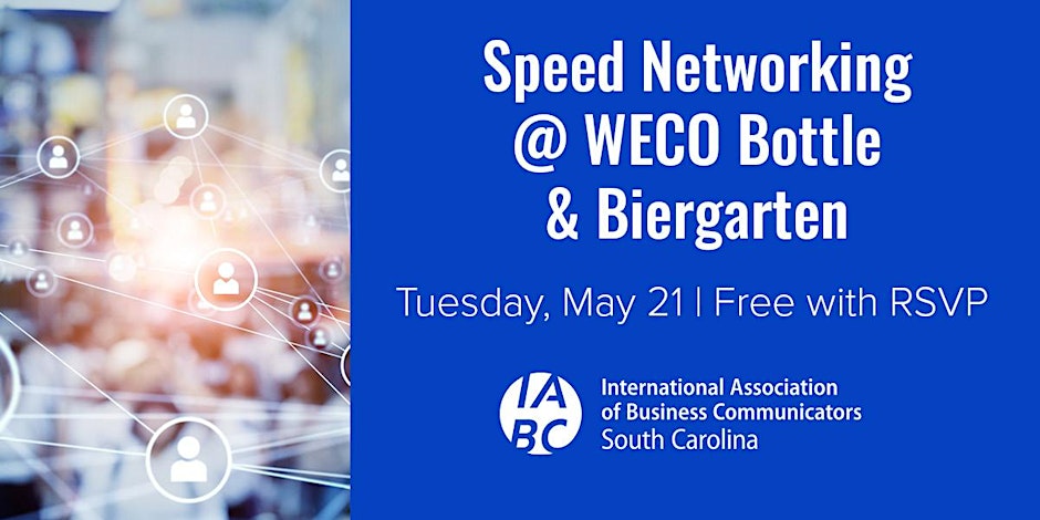 Speed Networking @ WECO Bottle and Biergarten Tuesday, May 21